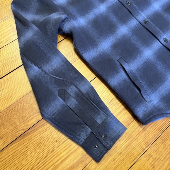 Dkota Grizzly Men's Shirt Jacket M Heavyweight Flannel Long Sleeve Zip & Button - Picture 5 of 16